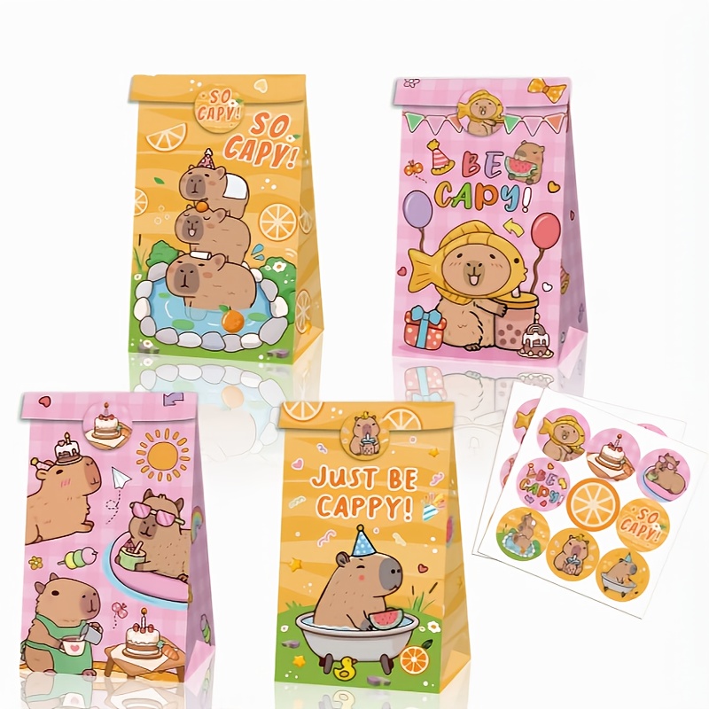12/24/48pcs Capybara Candy Bag - Event Party Box บทวิจารณ์และราคา