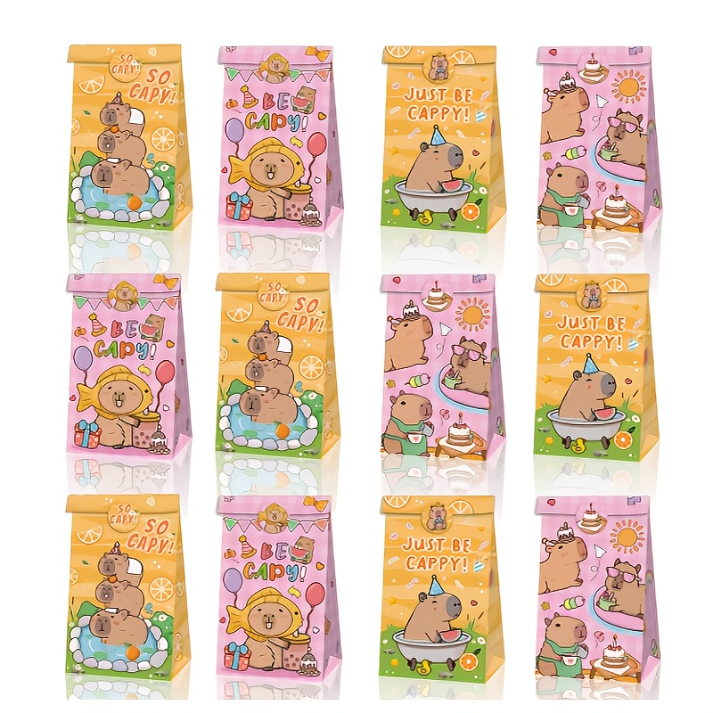 12/24/48pcs Capybara Candy Bag - Event Party Box บทวิจารณ์และราคา