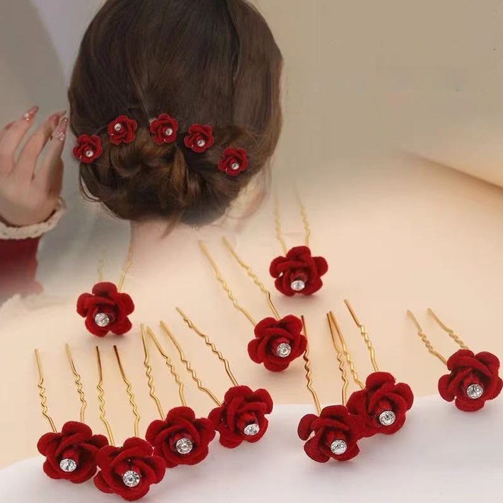 10Pcs Rose Hair Accessories We - Event Suppliers บทวิจารณ์และราคา