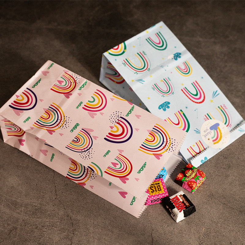 Small Paper Bags Rainbow Print - Event Party Box บทวิจารณ์และราคา