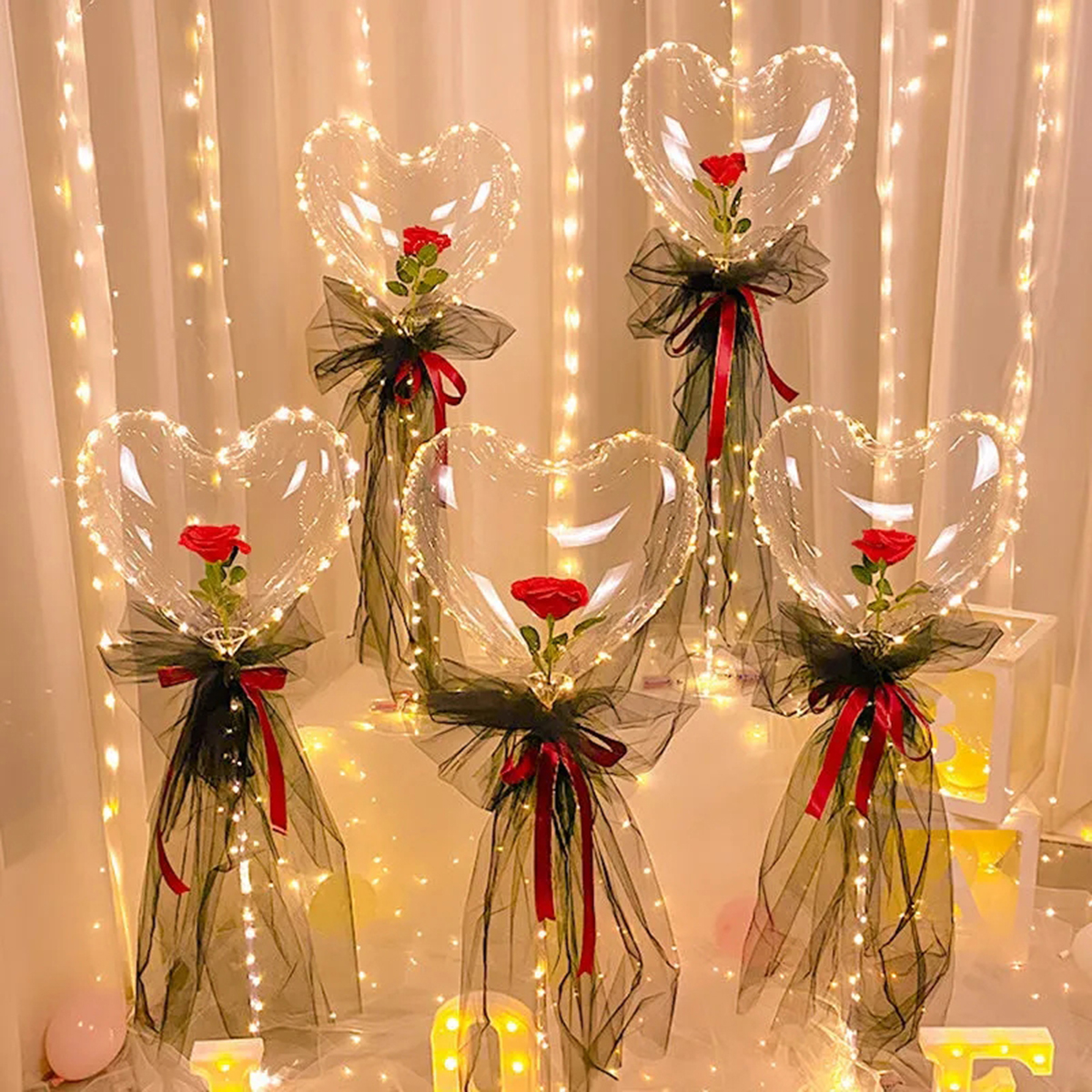 1 Set LED Clear Balloon Transp - Led Balloon Light บทวิจารณ์และราคา