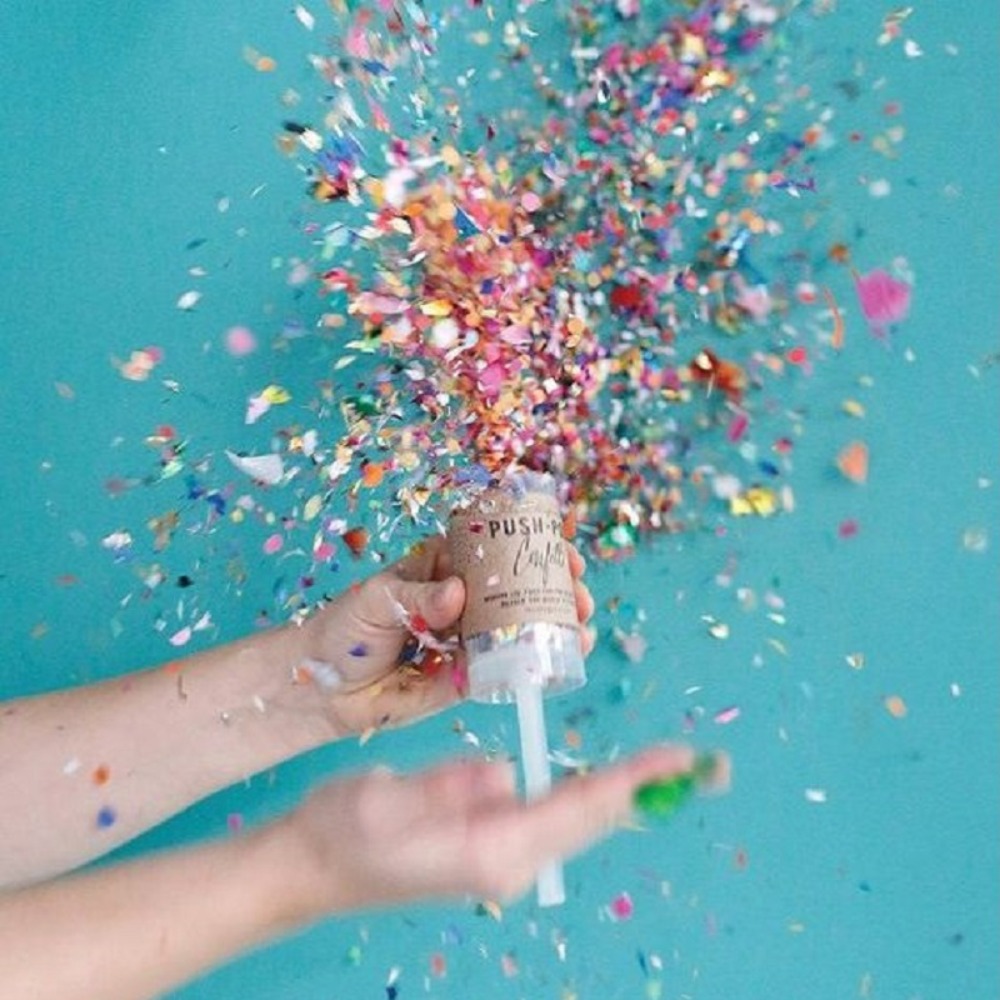 1Pcs Round Push Up Confetti Po - Confetti Cannon Tube บทวิจารณ์และราคา