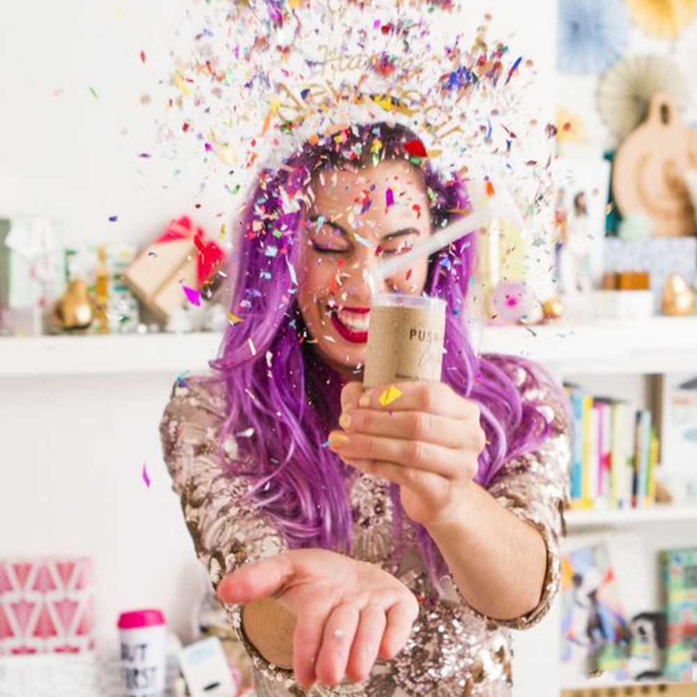 1Pcs Round Push Up Confetti Po - Confetti Cannon Tube บทวิจารณ์และราคา