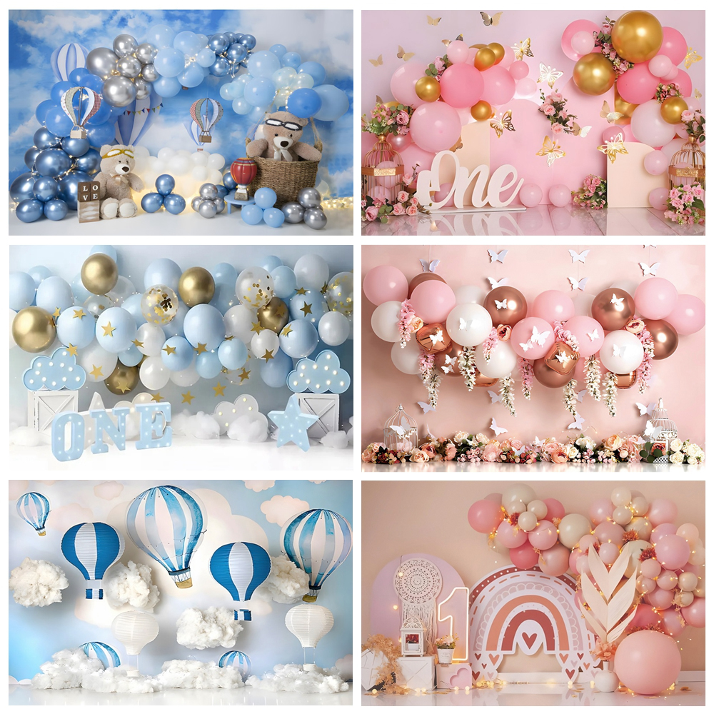Newborn Baby 1st Birthday Back - Dessert Table Backdrop บทวิจารณ์และราคา
