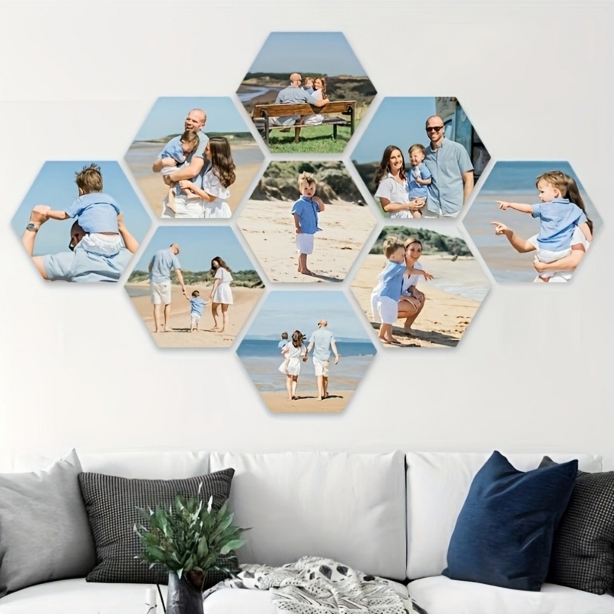 Custom Wall Decor — Modern Hex - Eve Party บทวิจารณ์และราคา