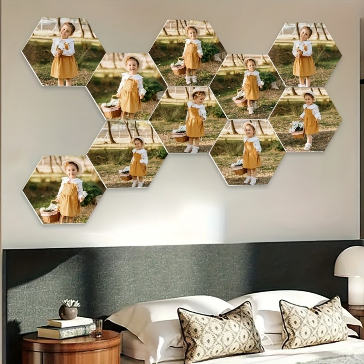 Custom Wall Decor — Modern Hex - Eve Party บทวิจารณ์และราคา