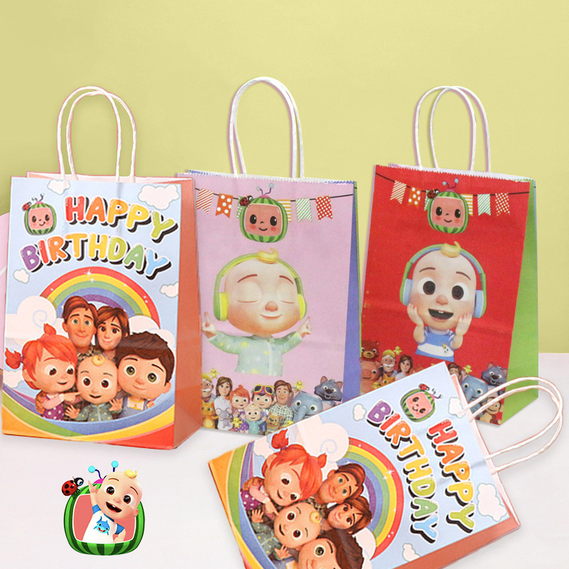Cocomelons Party Gift Bag Set  - Party Favor Bag บทวิจารณ์และราคา