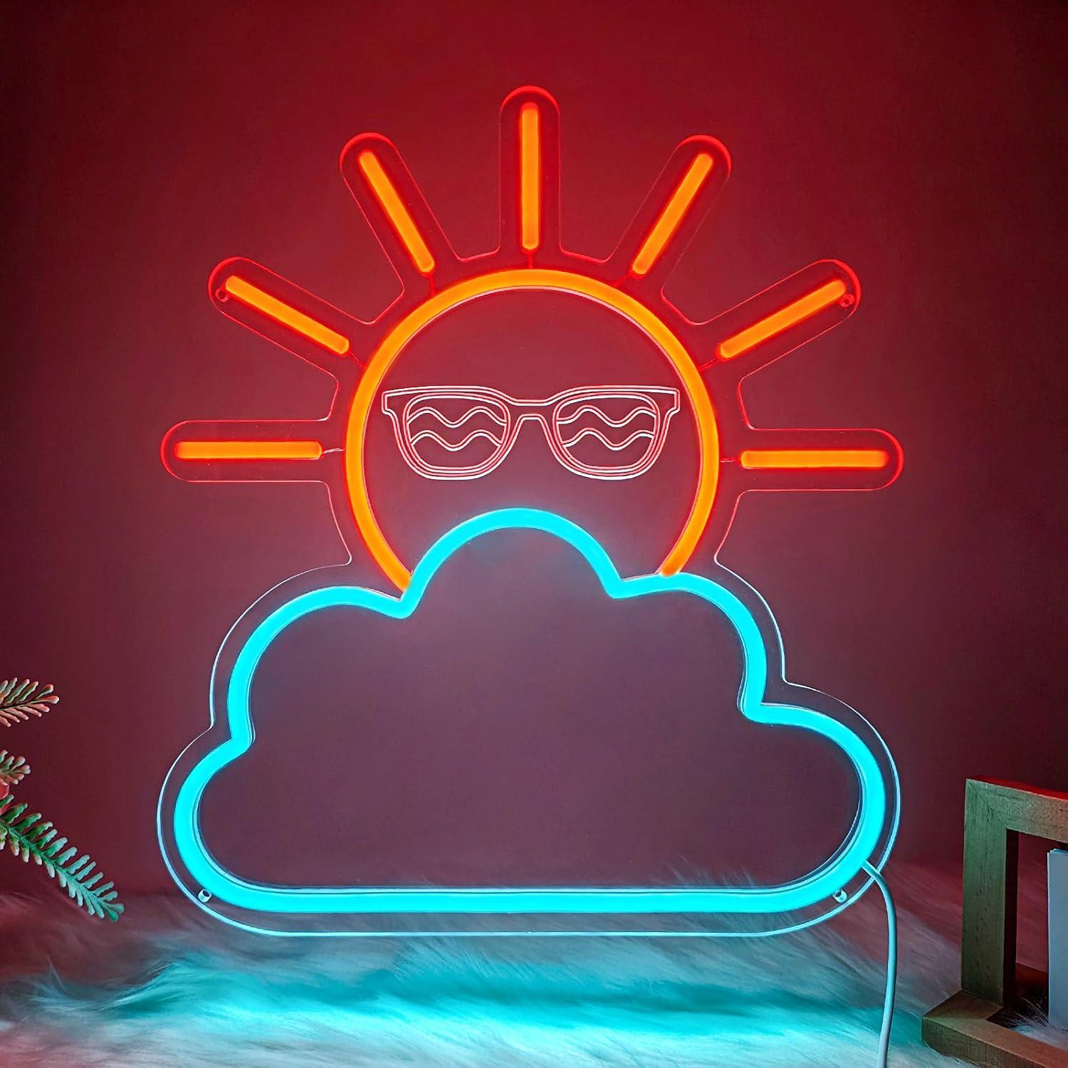Sunrise Sunset Neon Sign USB P - Neon Sign Party บทวิจารณ์และราคา