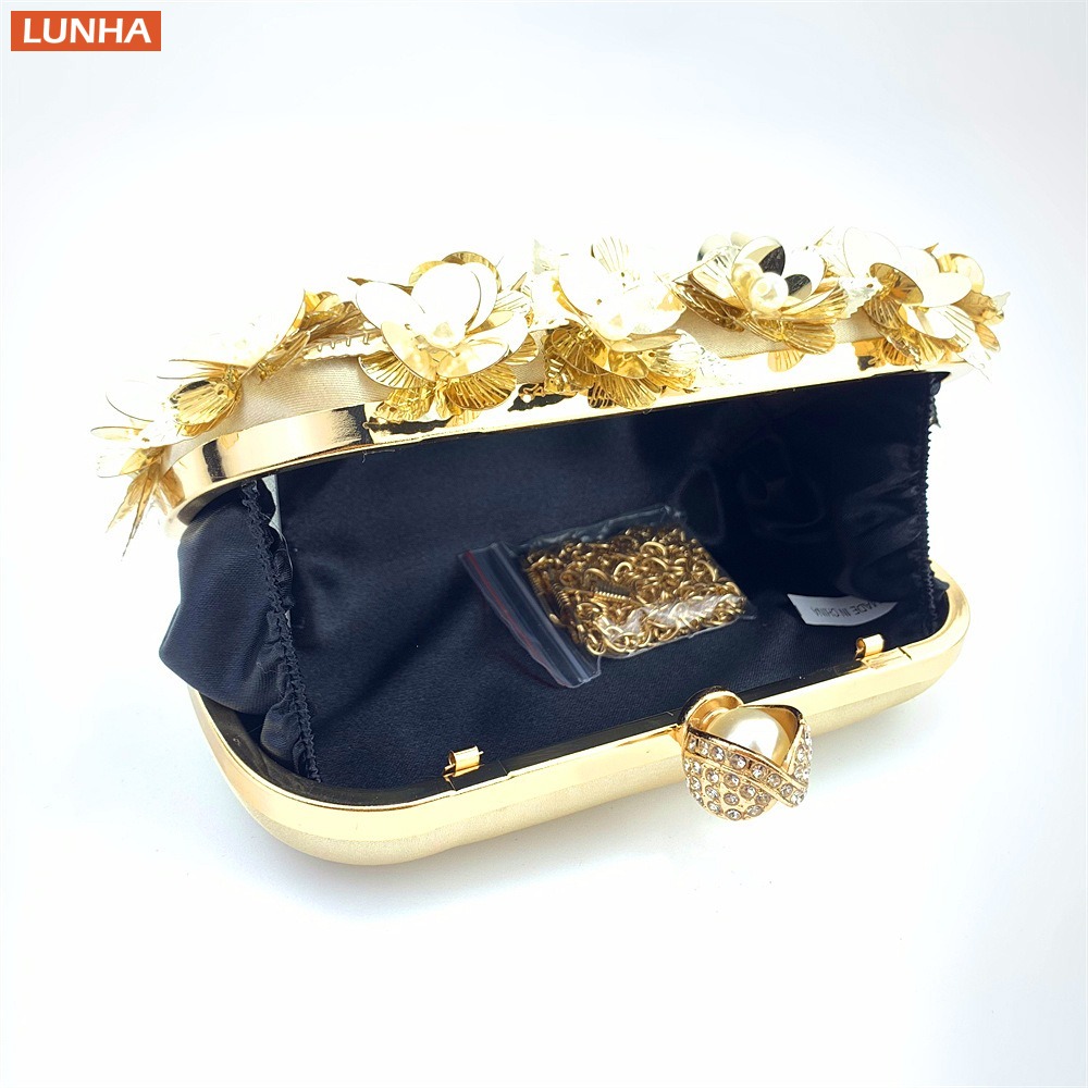 Women's Luxury Pearl Clutch Bo - Event Party Box บทวิจารณ์และราคา