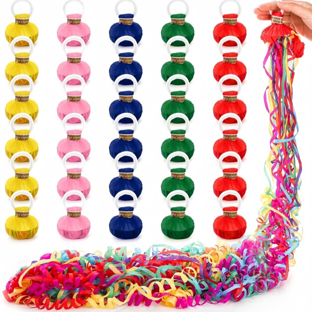 10pcs Hand Throwing Ribbon Pul - Confetti Cannon Tube บทวิจารณ์และราคา