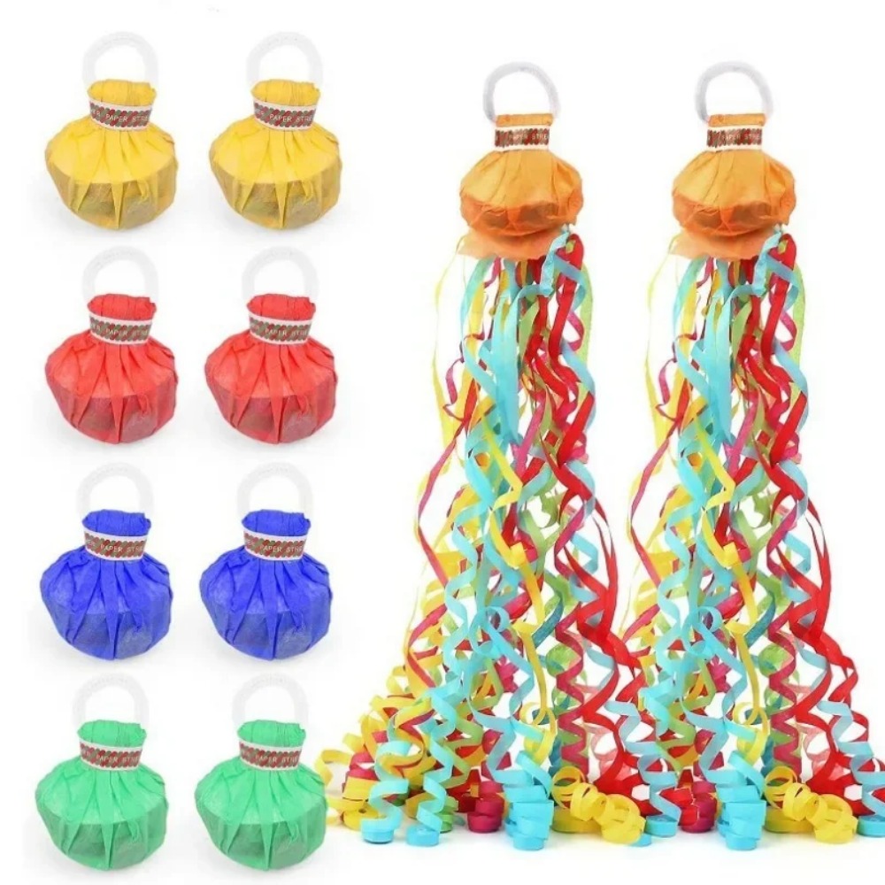 10pcs Hand Throwing Ribbon Pul - Confetti Cannon Tube บทวิจารณ์และราคา