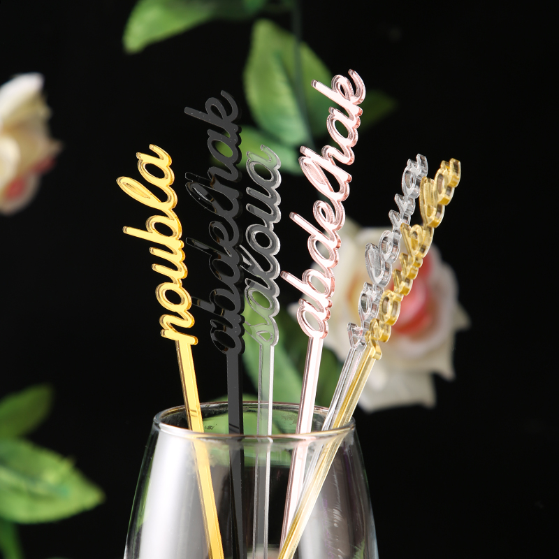 Personalized name drink stirre - Centerpiece Stick บทวิจารณ์และราคา