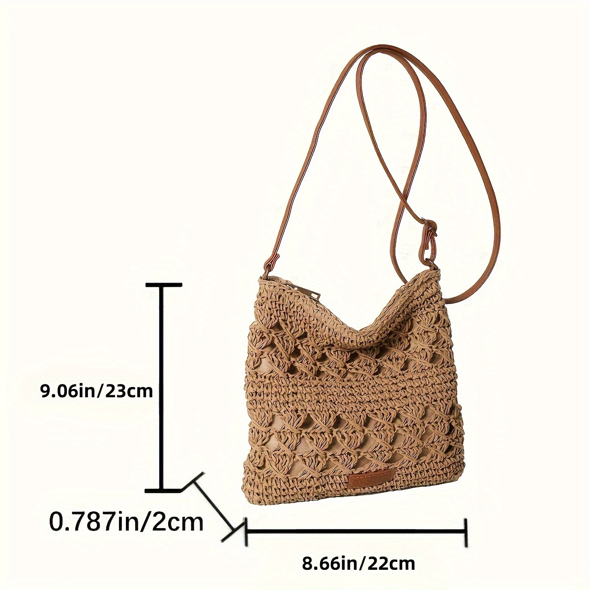 Chic Handmade Paper Straw Cros - Paper Straw Color บทวิจารณ์และราคา