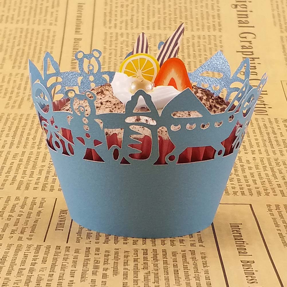 50pcs Carriage Cut Cupcake Wra - Plastic Cup 50Pcs บทวิจารณ์และราคา