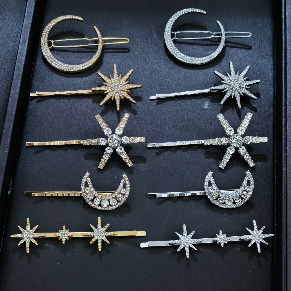 3/4 pcs set Crystal Star Hairp - Event Suppliers บทวิจารณ์และราคา