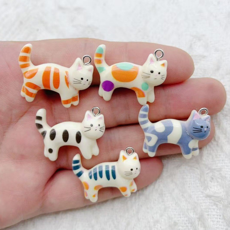 10pcs resin cartoon cat animal - Event Party บทวิจารณ์และราคา