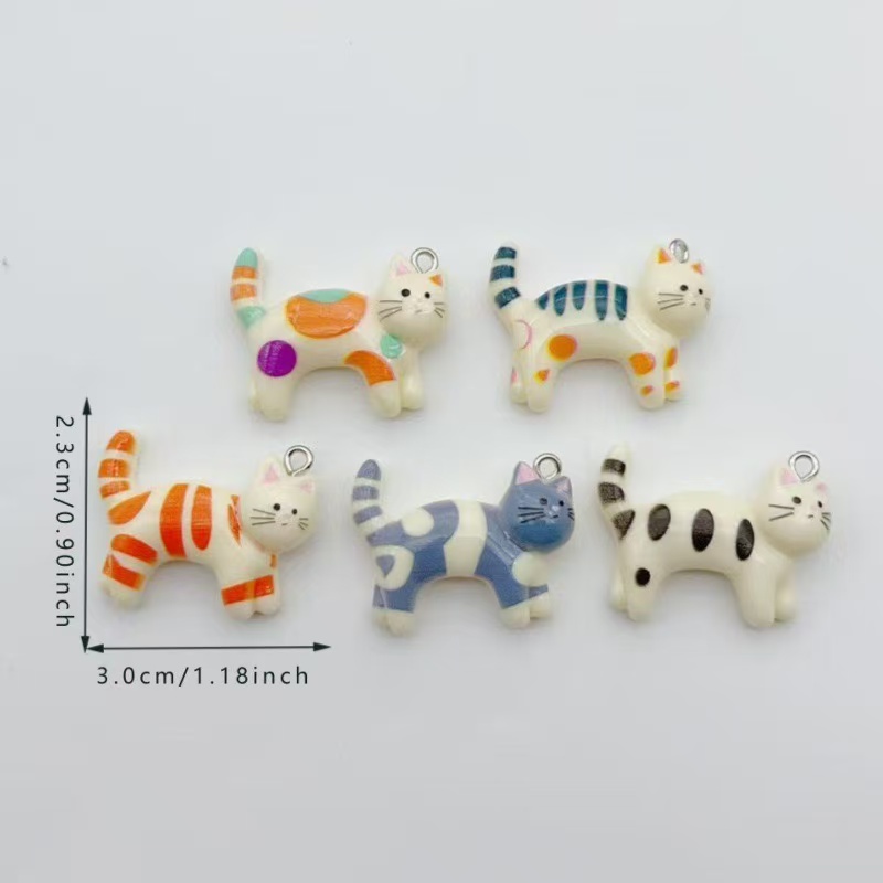 10pcs resin cartoon cat animal - Event Party บทวิจารณ์และราคา