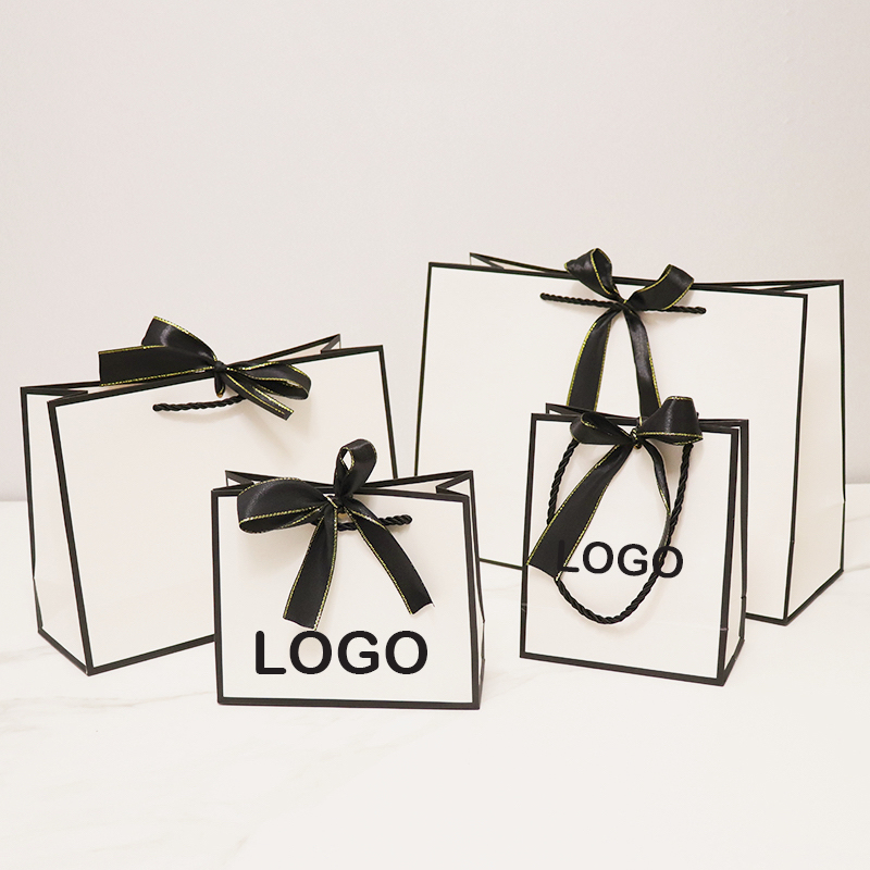 10Pcs Customized Logo Paper Ba - Event Party Shop บทวิจารณ์และราคา