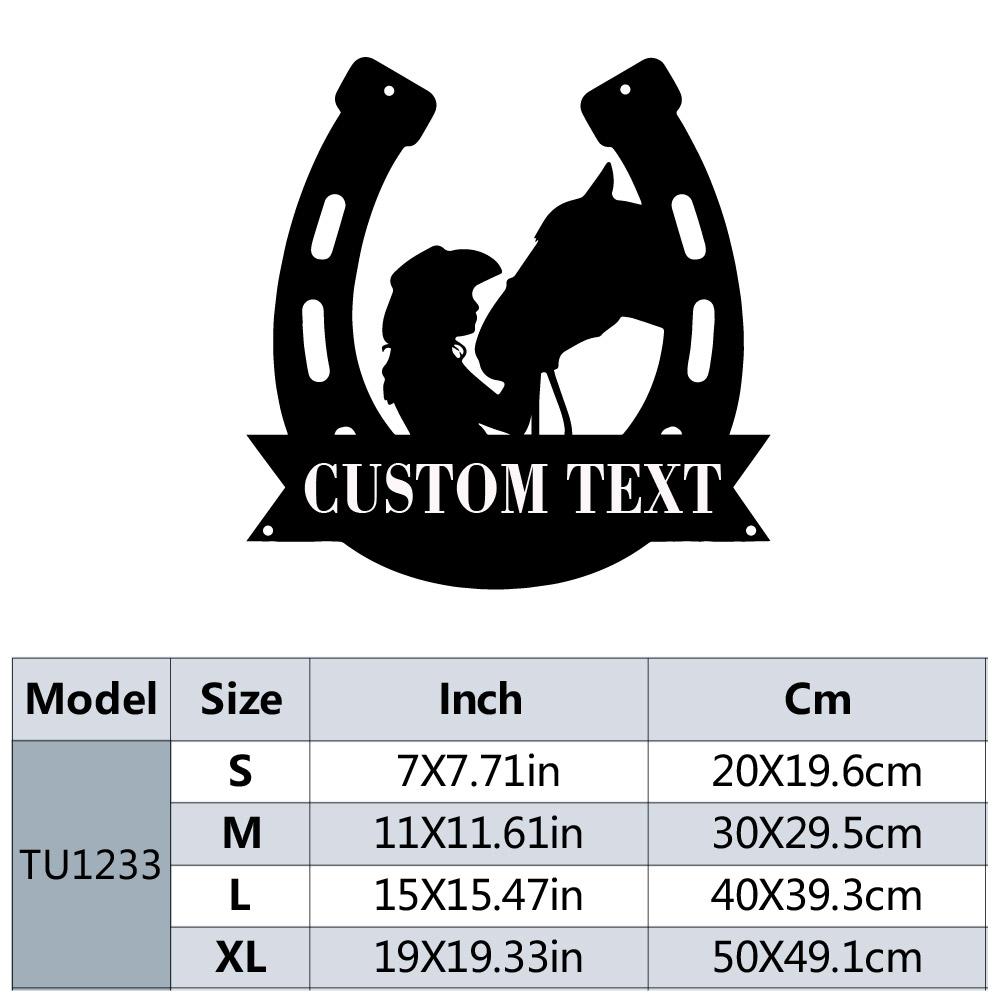 1pc Fashion Customized Horsesh - Eve Party บทวิจารณ์และราคา