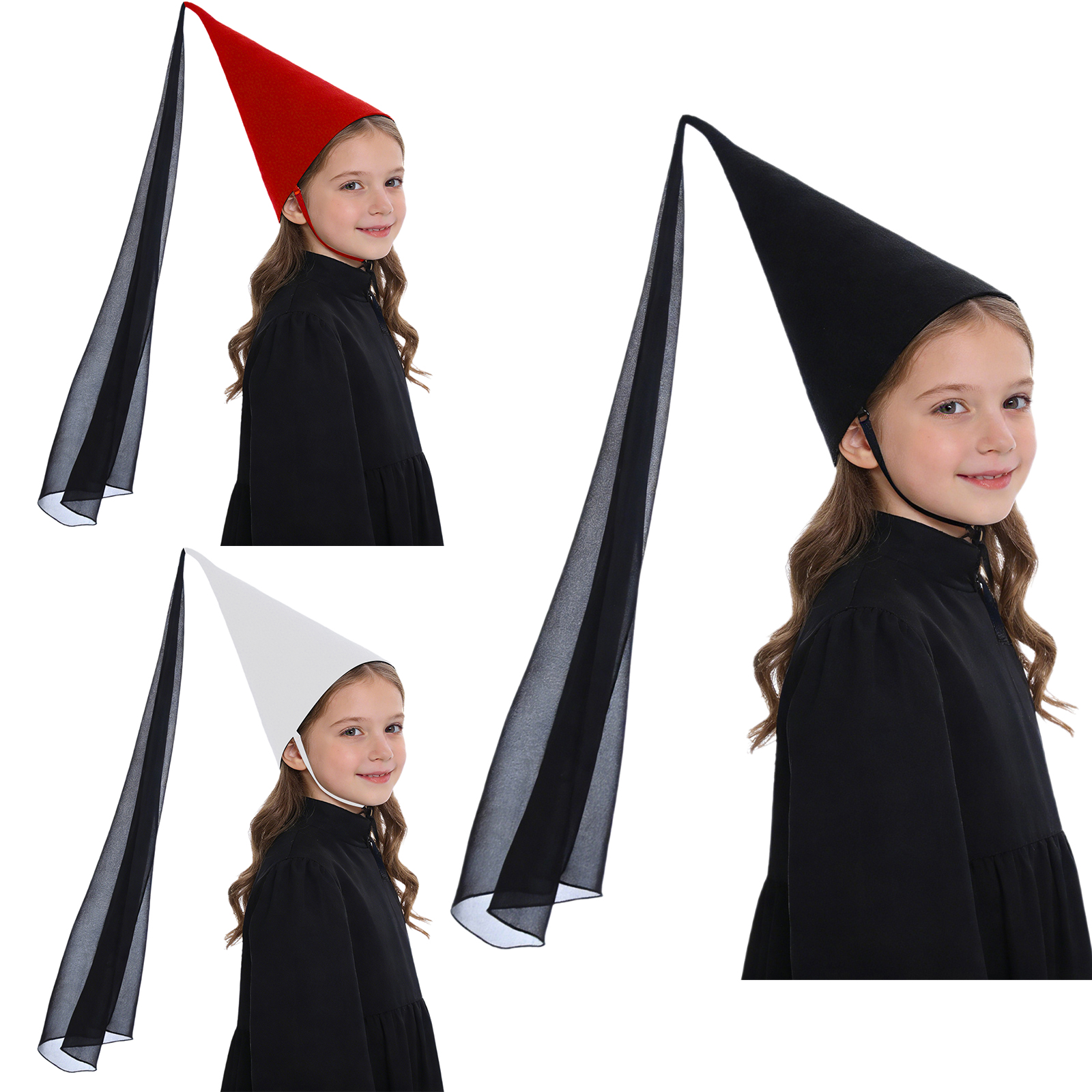 1Pcs Women Medieval Hennin Hat - Party Hat Cone บทวิจารณ์และราคา