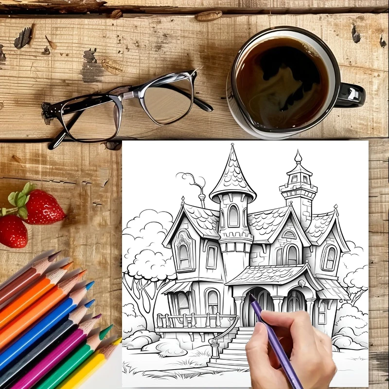 Haunted House Coloring Book fo - Event Supplies บทวิจารณ์และราคา