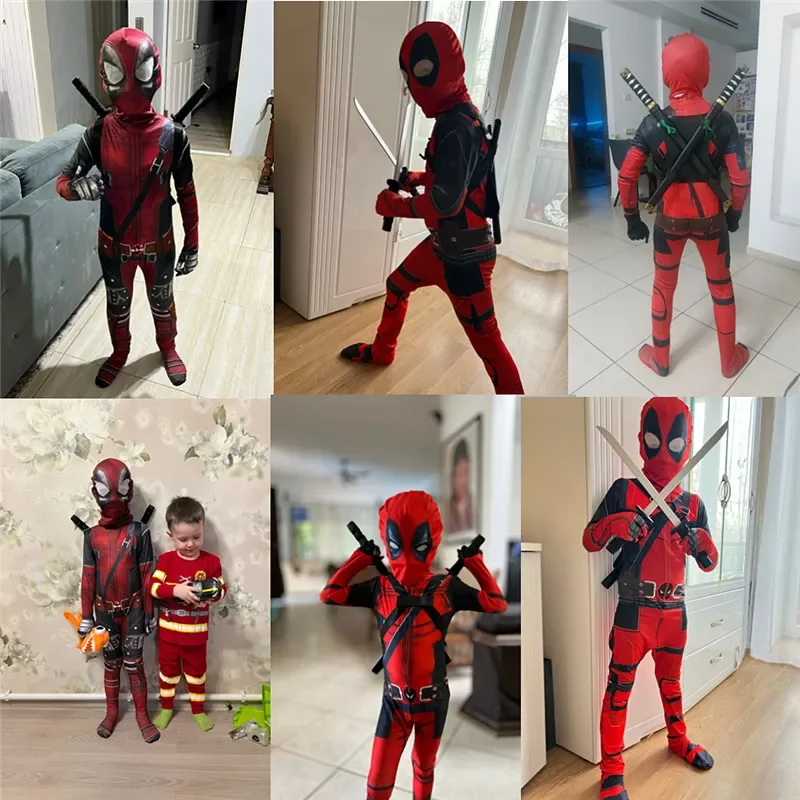 3-12Y Kids Deadpool Costume wi - Party Favor Bag บทวิจารณ์และราคา