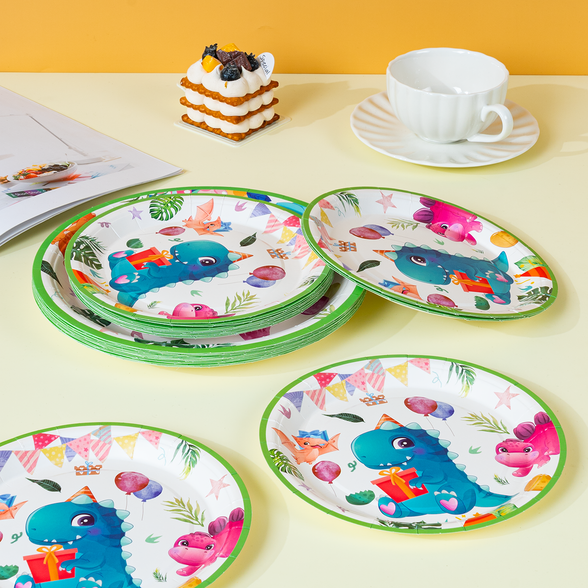 10/25/50Pcs Cute Party Dinosau - Event Party บทวิจารณ์และราคา