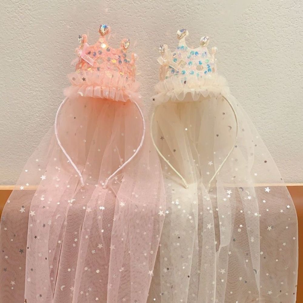Sparkly Princess Crown Veil He - Glitter Tablecloth บทวิจารณ์และราคา
