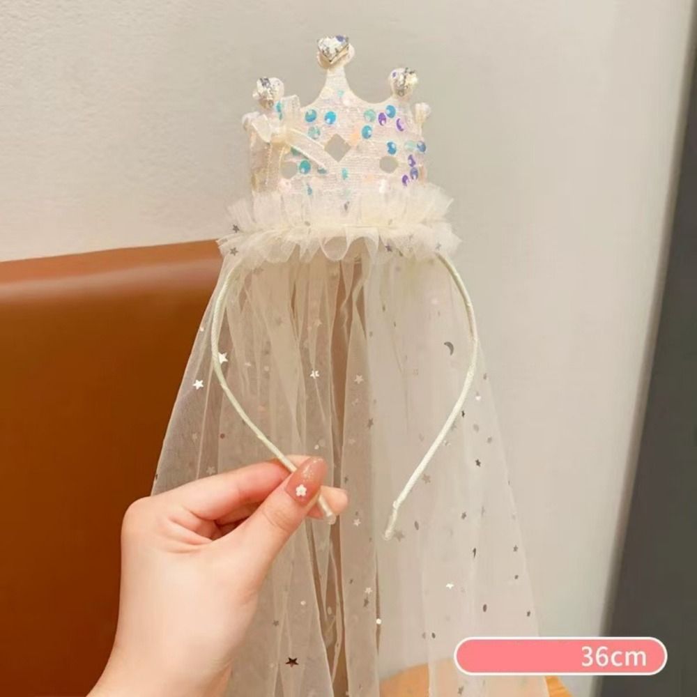 Sparkly Princess Crown Veil He - Glitter Tablecloth บทวิจารณ์และราคา