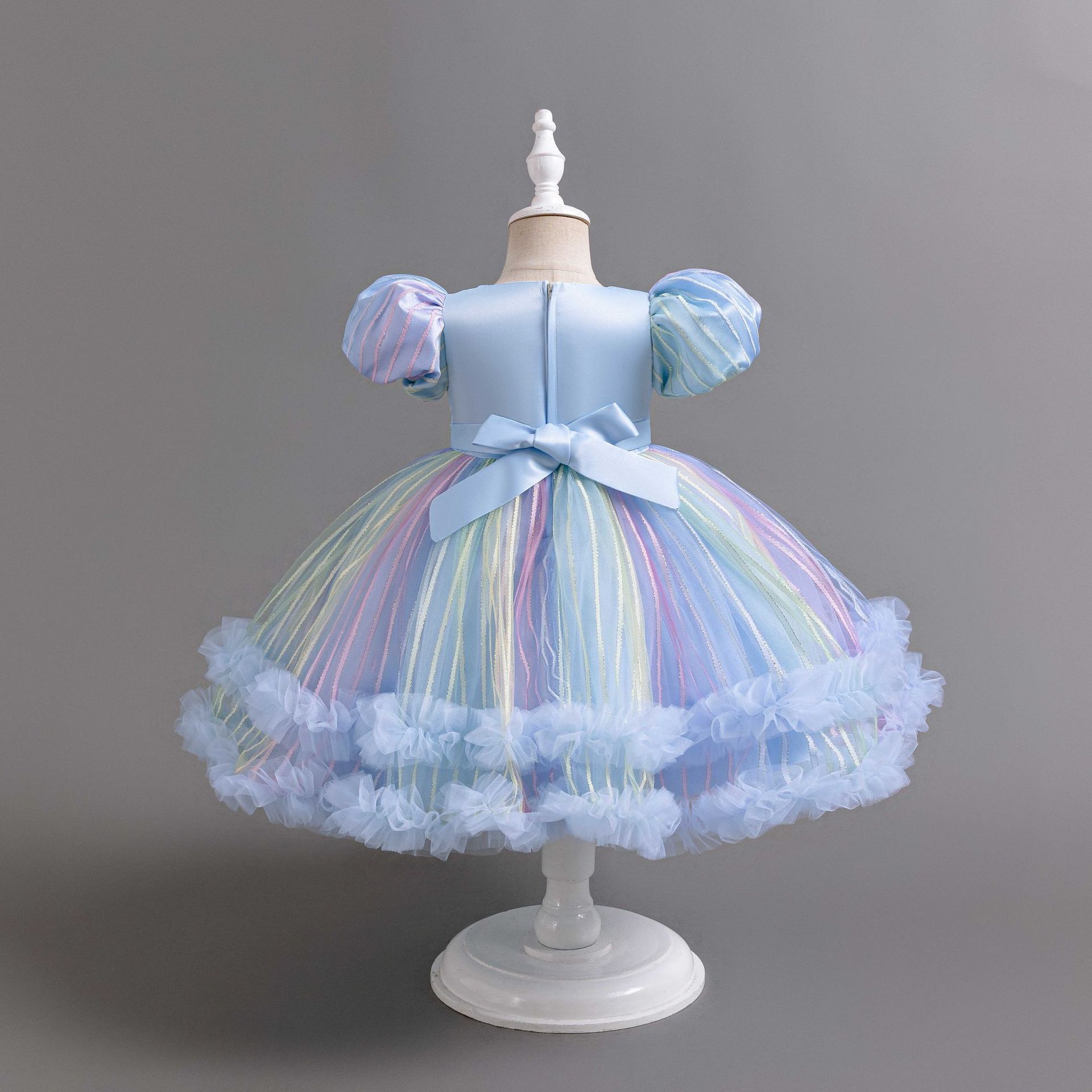 New Kids Dress Ball Gown Child - Glitter Tablecloth บทวิจารณ์และราคา