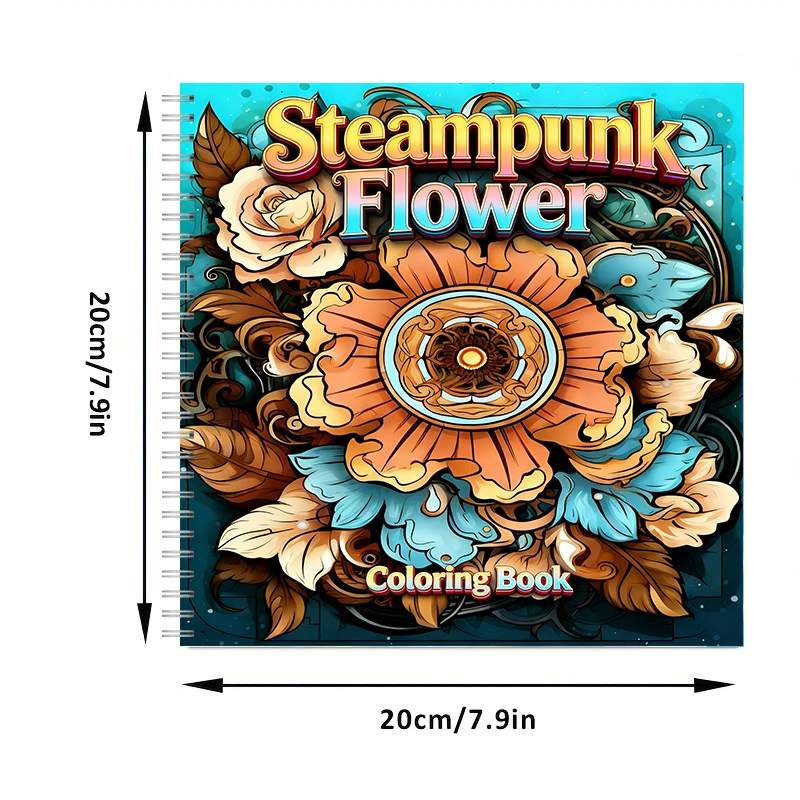Coloring Book Steampunk Flower - Event Supplies บทวิจารณ์และราคา