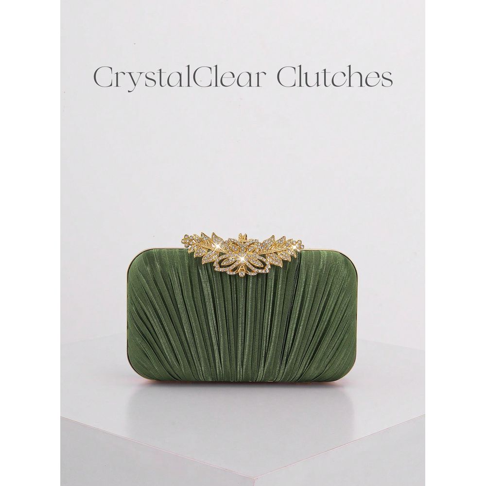 Fashion Rhinestone Decor Flap  - Event Party Box บทวิจารณ์และราคา