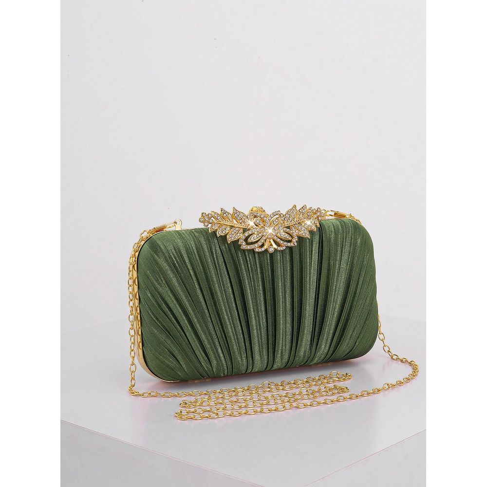 Fashion Rhinestone Decor Flap  - Event Party Box บทวิจารณ์และราคา