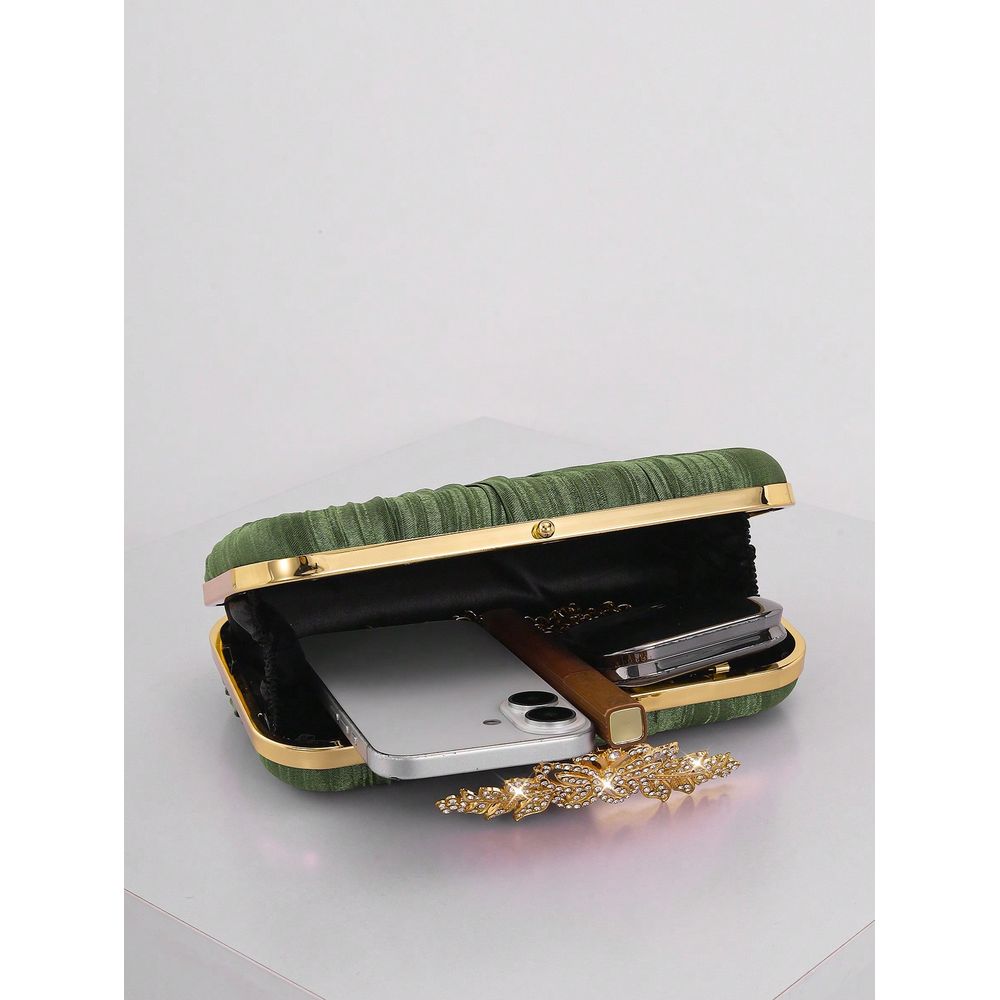 Fashion Rhinestone Decor Flap  - Event Party Box บทวิจารณ์และราคา