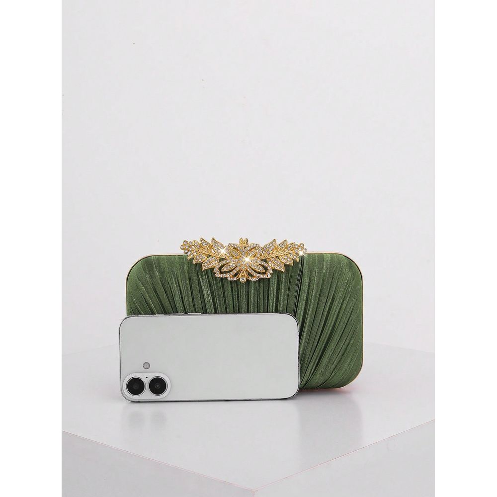Fashion Rhinestone Decor Flap  - Event Party Box บทวิจารณ์และราคา