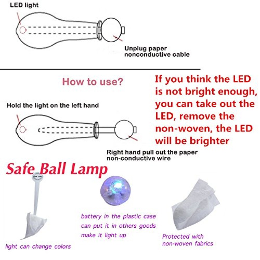 20 LED Light Up Balloons, 12 i - Led Balloon Light บทวิจารณ์และราคา