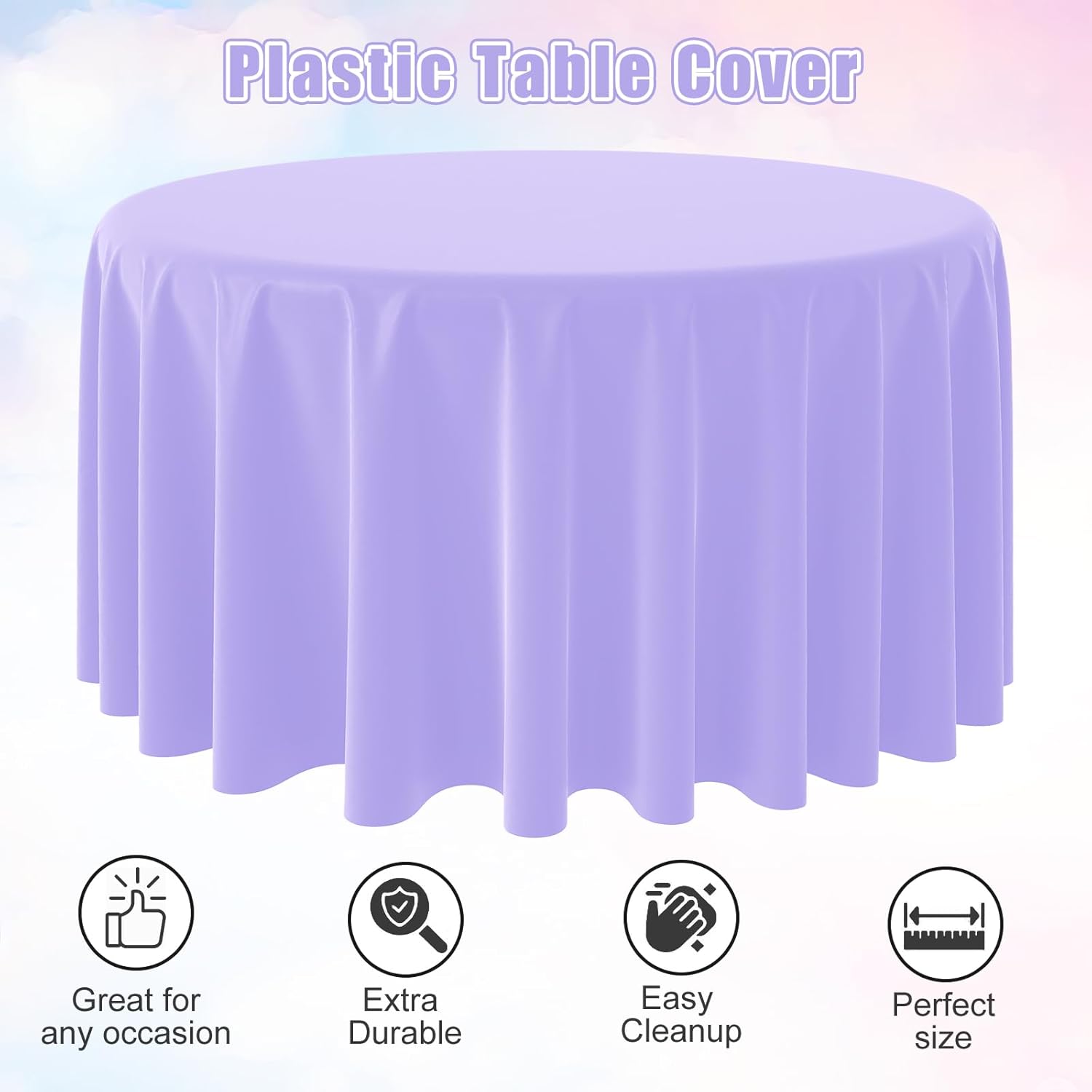 Disposable Round Solid Color T - Table Cloth Disposable บทวิจารณ์และราคา
