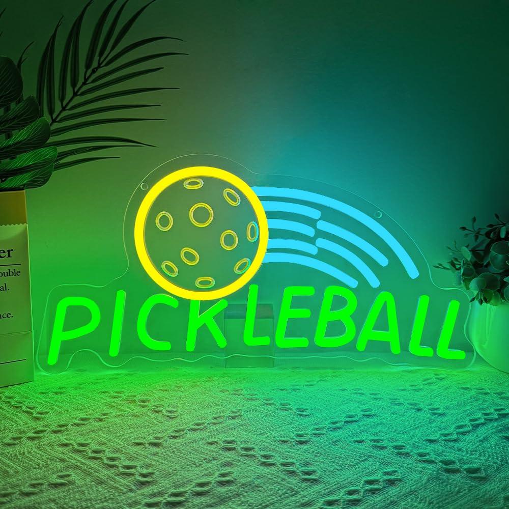 Pickleball Neon Sign USB Dimma - Neon Sign Party บทวิจารณ์และราคา