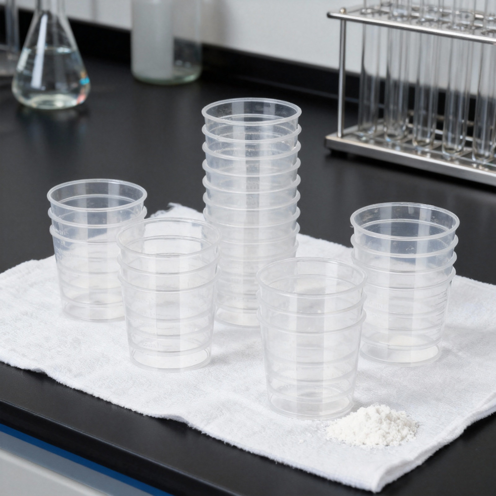 50Pcs Plastic Graduated Measur - Plastic Cup 50Pcs บทวิจารณ์และราคา