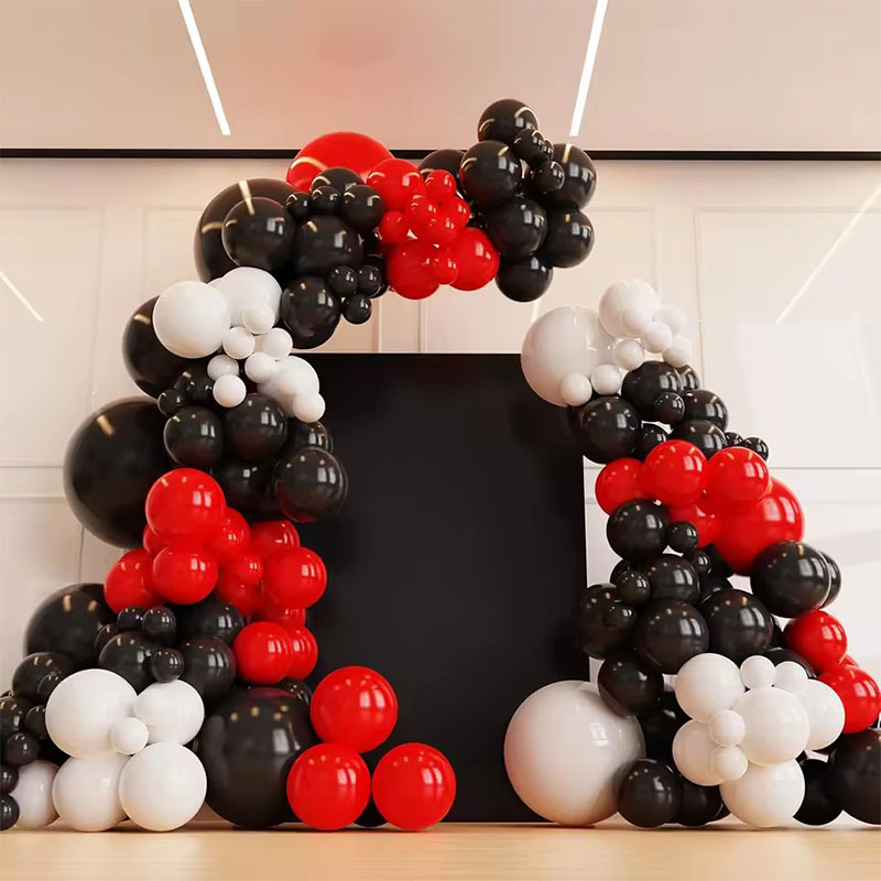 98Pcs Red and Black Balloons W - Balloon Arch Kit บทวิจารณ์และราคา