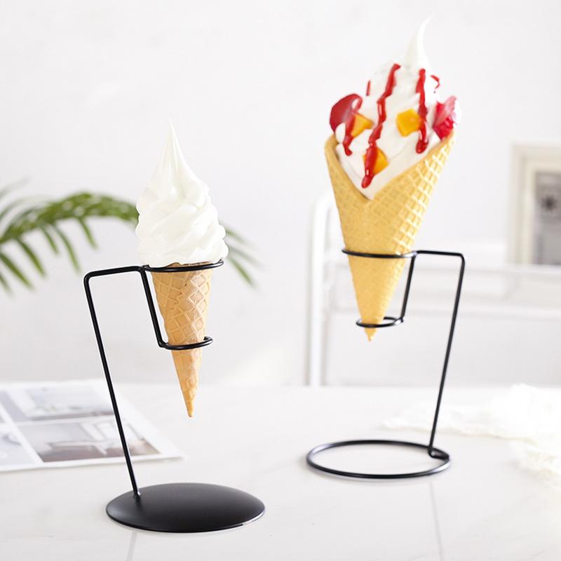 Ice Cream Cone Holder Black Ir - Cotton Candy Cone บทวิจารณ์และราคา