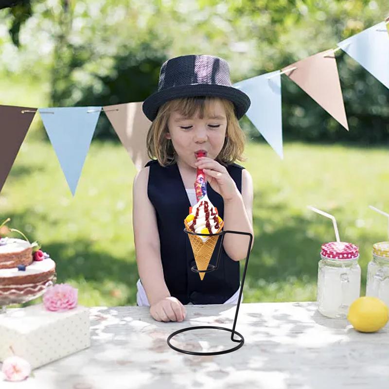 Ice Cream Cone Holder Black Ir - Cotton Candy Cone บทวิจารณ์และราคา