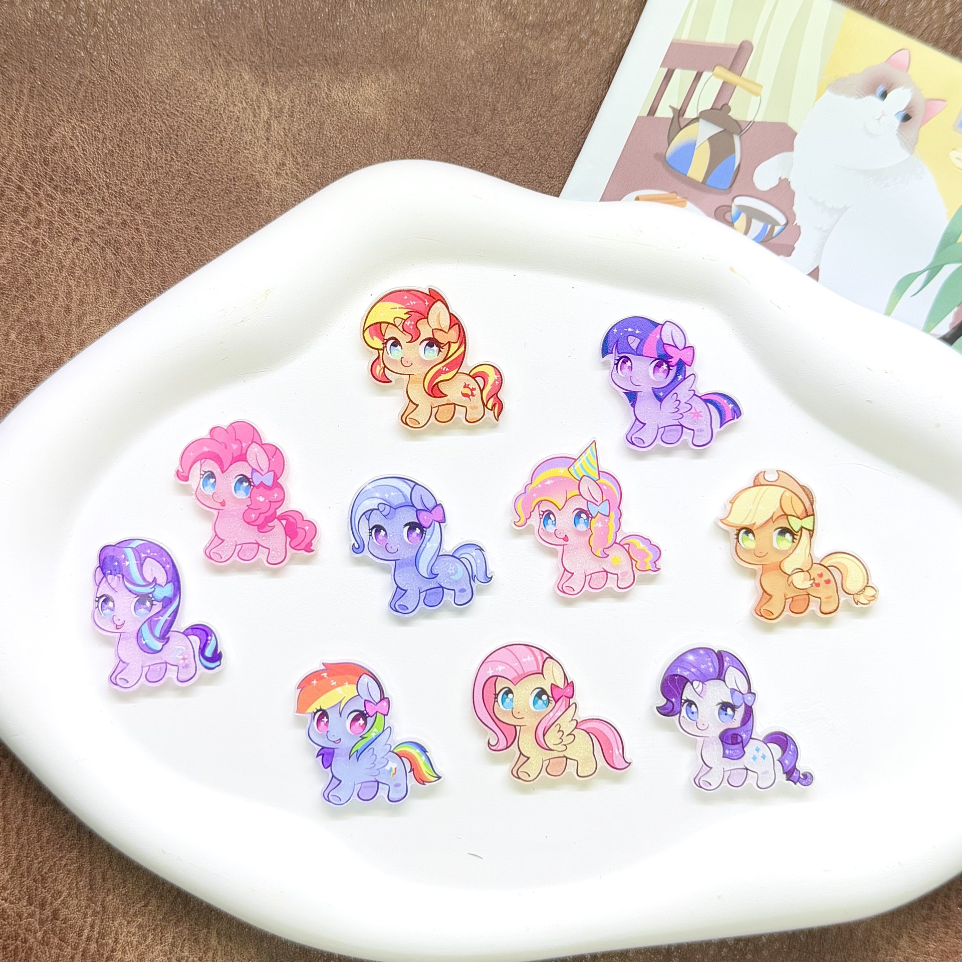 10pcs Cartoon Cute Super Q Pon - Event Party บทวิจารณ์และราคา