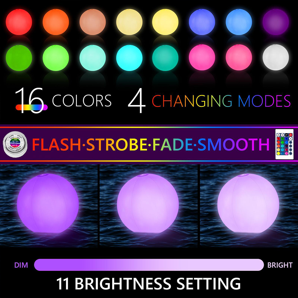 1-5PCS Floating Pool Lights wi - Led Balloon Light บทวิจารณ์และราคา