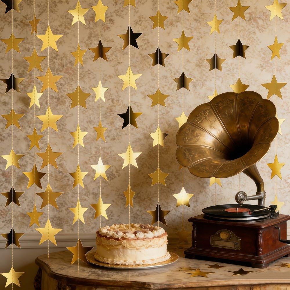 1pc 4m/157.48inch Gold Silver  - Party Banner Gold บทวิจารณ์และราคา