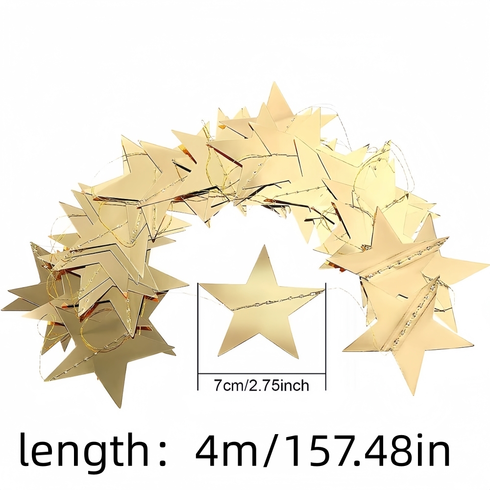 1pc 4m/157.48inch Gold Silver  - Party Banner Gold บทวิจารณ์และราคา