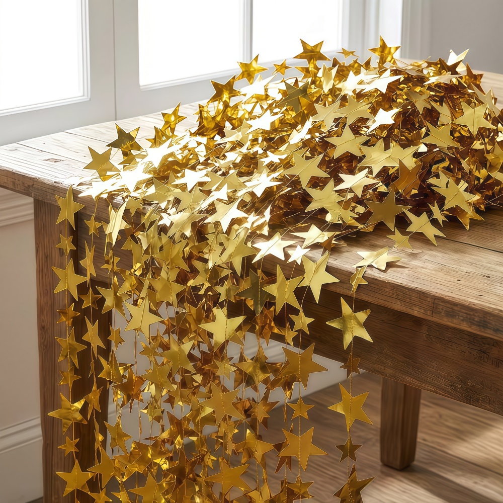 1pc 4m/157.48inch Gold Silver  - Party Banner Gold บทวิจารณ์และราคา