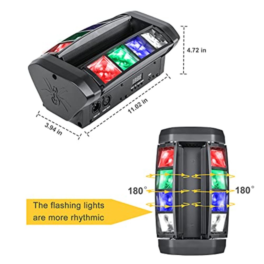 RGBW Moving Head DJ Light LED  - Event Party Dj บทวิจารณ์และราคา