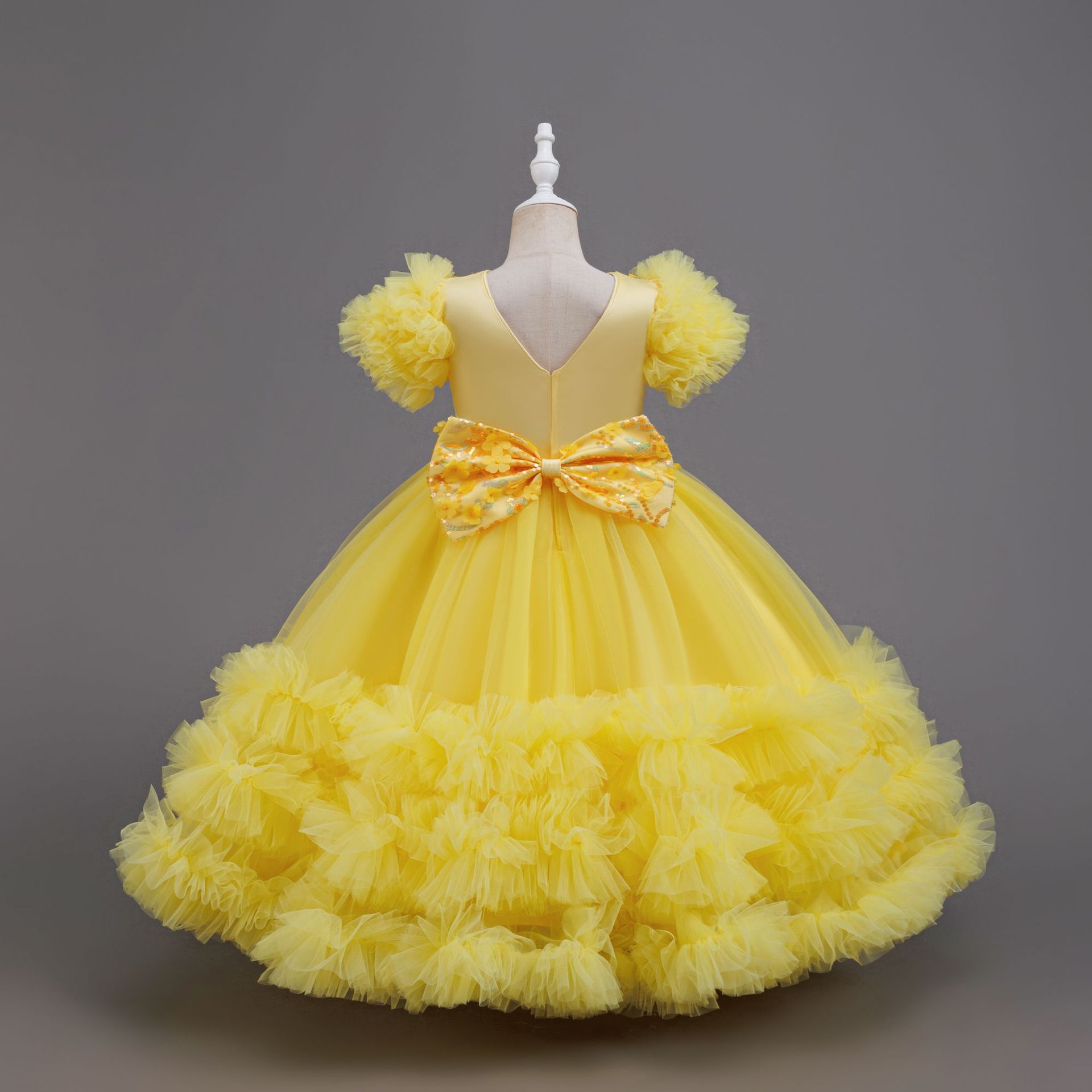 Girls Summer Yellow Sequin Wed - Glitter Tablecloth บทวิจารณ์และราคา