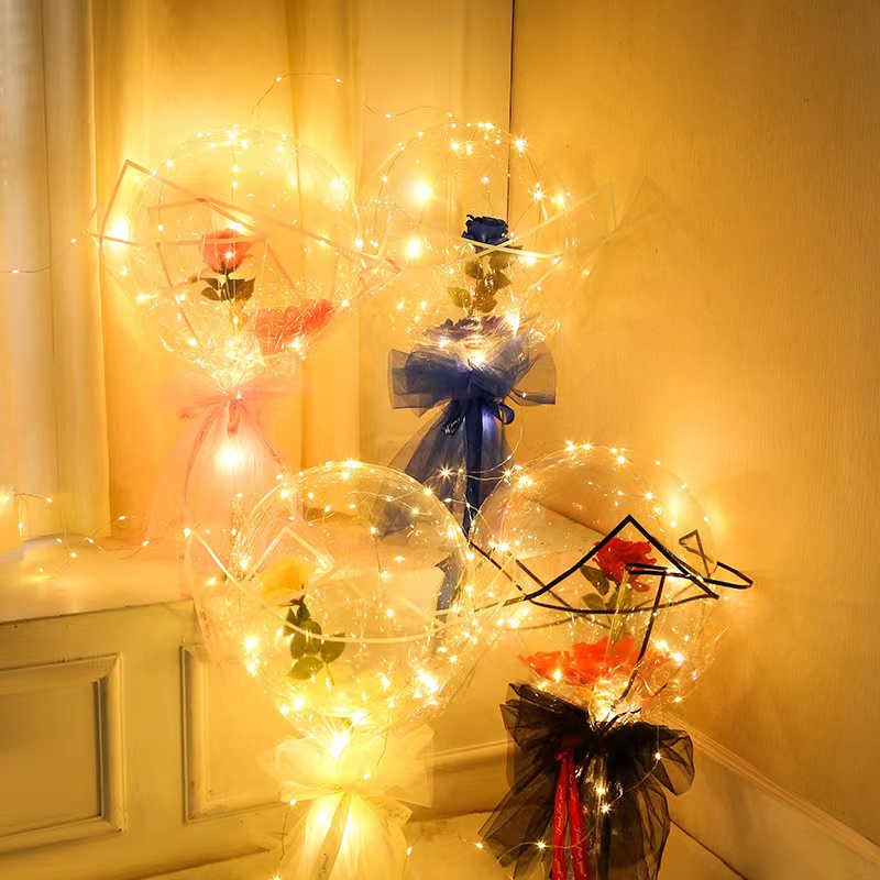 LED Luminous Balloon Rose Bouq - Led Balloon Light บทวิจารณ์และราคา